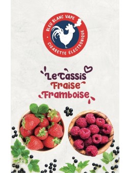 Le Cassis Fraise Framboise 0mg 50ml