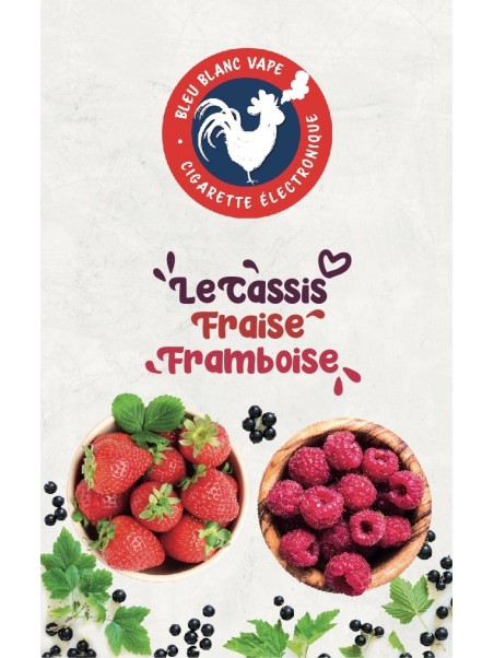 Le Cassis Fraise Framboise 0mg 50ml